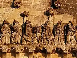 Marie d'Harcourt (à gauche) et Jean de Dunois (à droite).