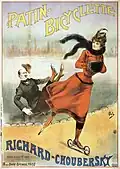 Affiche pour le patin-bicyclette Richard Choubersky
