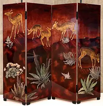 Paravent (vers 1925-1935), Lisbonne, musée Calouste-Gulbenkian.