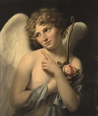 L’Amour qui vient de dérober une rose, Salon de 1796, collection privée.