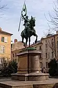Statue équestre de Jeanne d'Arc.