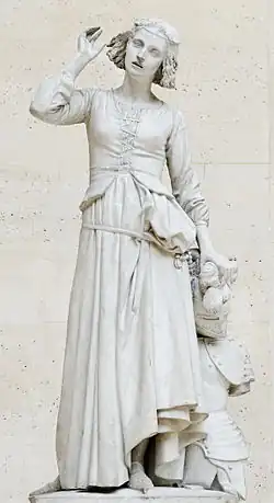 Jeanne d'Arc écoutant ses voix (1852), Paris, musée du Louvre.