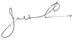 signature de Jefferson Caffery