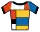 maillot multicolore de leader du classement général