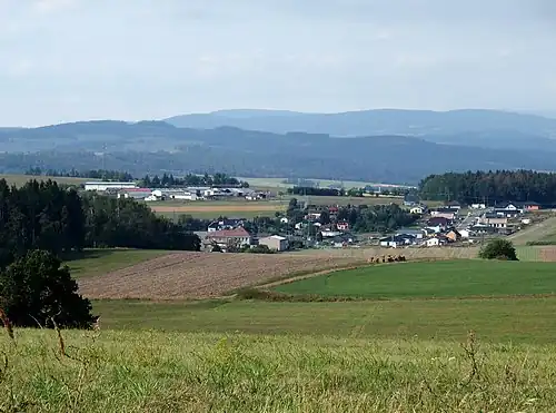 Jestřebí : vue générale.