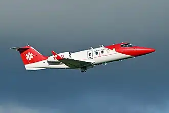 XA-UCI, le Learjet 55 accidenté, photographié le 15 décembre 2024.