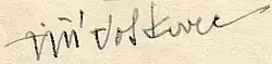 signature de Jiří Voskovec