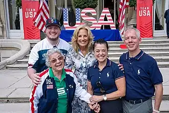 Jill Biden durant les Jeux olympique de 2024 à Paris.