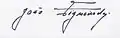 Signature de João Figueiredo