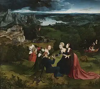 Tentation de saint Antoine (Joachim Patinier et Quentin Metsys).