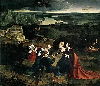3 : Joachim Patinier & Quentin Metsys, Tentation de saint Antoine, Museo Nacional del Prado, Madrid.