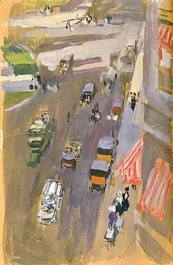 Cinquième Avenue, New York, 1911Joaquin SorollaMusée Sorolla, Madrid.