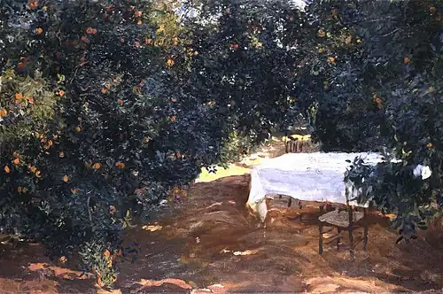 Le Sentier de l'orangeraie, Alzira, 1903The Hispanic Society of America, New York