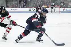 Jocelyne Lamoureux, USA vs Canada, Octobre 2017