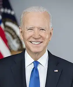 Joe Biden (démocrate)(2021-2025)20 novembre 1942 (82&nbsp;ans)