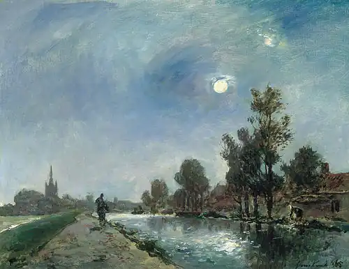 Chemin de halage à Overschie, 1865Musée Thyssen-Bornemisza, Madrid