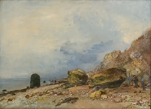 Côte rocheuse à Sainte-Adresse, 1862Rijksmuseum Twenthe.