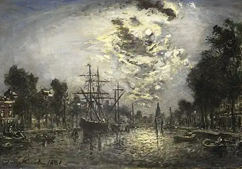 Rotterdam au clair de lune, 1881Rijksmuseum, Amsterdam.