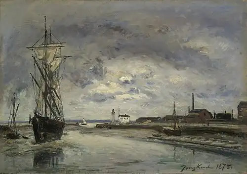 Le Port de Honfleur, 1875Yale University Art Gallery, New Haven.