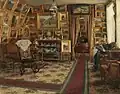 Johan Krouthén : Librarian Segerstéen dans sa maison (1886)