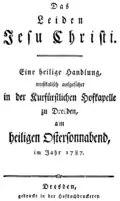 Musique de Johann Gottlieb Naumann, Dresde, 1787