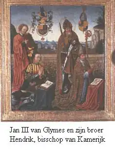 Jean III et Henri de Berghes, seigneur de Berghes et évêque de Cambrai.