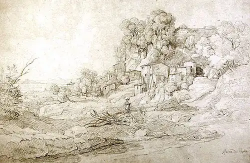 Vue de Rocca di Papa.