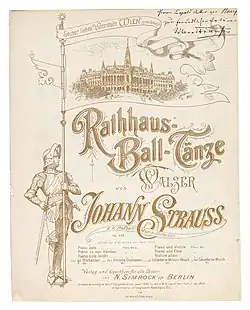 Image illustrative de l’article Rathausball-Tänze