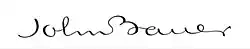 signature de John Albert Bauer