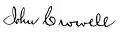 Signature de John Crowell
