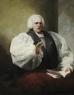 Portrait de John Hinchliffe, vers 1788, Cambridge, Trinity College.