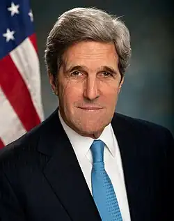 John Kerry 2016, 2014, 2004.