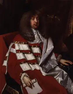 L : John Maitland, 1er&nbsp;duc de Lauderdale (1616-1682).