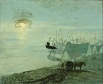 Beach Scene, vers 1910, Smithsonian American Art Museum