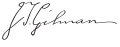 Signature de John Taylor Gilman