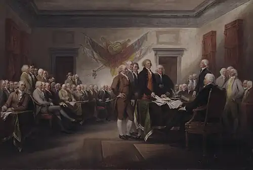 John Trumbull, La Déclaration d'indépendance