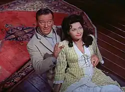 John Wayne et Yvonne De Carlo