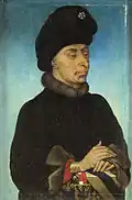 Anonyme (Pays-Bas bourguignons), Portrait de Jean sans Peur, vers 1450 [540].