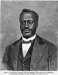 Jonathan Jasper Wright&nbsp;(en), premier Afro-Américain juge à la Cour suprême d'un État (1870-1877).