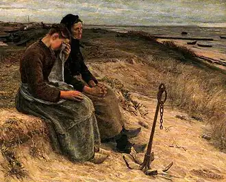 Le Navire perdu, vers 1890, huile sur toile, 73 × 91 cm, Lisbonne, musée du Chiado.