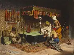 Tienda de babuchas en Marruecos, 1872