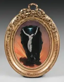 La nuit, 1815, huile sur toile ovales,&nbsp; 48 × 37,5 cm, collection privée, Paris.