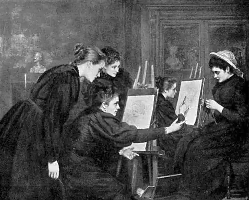 La Leçon (1894), collection particulière.