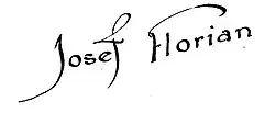Signature de Joseph Florian