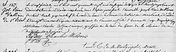 Acte de sépulture de Joseph Rémi Vallières de St-Réal. 20 février 1847. Paroisse Notre-Dame de la ville de Montréal.