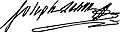 Signature de Joseph Le Bon