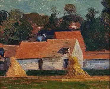 Ferme à Déville, collection privée.