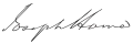Signature de Joseph Howe
