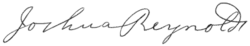 signature de Joshua Reynolds