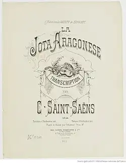 Couverture de partition